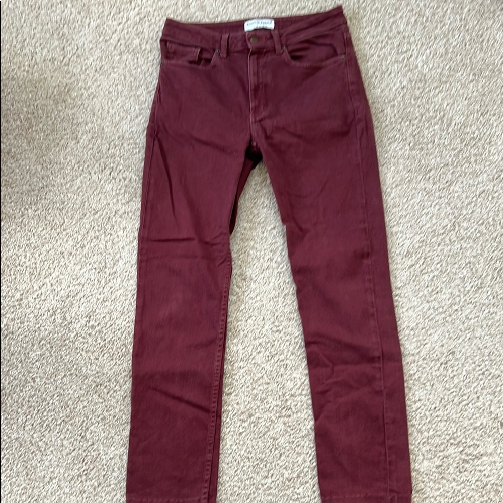 American Apparel Burgundy Pants